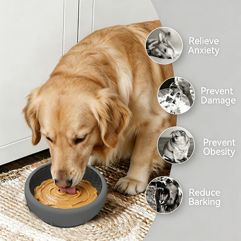 トップランキングフィーダー犬ボウル抗飲み食い食べるインタラクティブ膨満停止健康犬スローフード給餌ペットボウル