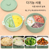 한국 실리콘 전자레인지 바구니 스팀 쿠커 오븐 안전 그릇 식품 등급 야채 김이 나는 냄비