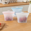 Bolsa de almacenamiento de alimentos segura para microondas, preservaci&oacute;n de refrigerador, silicona de calidad alimentaria para alimentos frescos