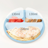 Placa de silicona sin BPA, muestra de placa de succi&oacute;n de silicona de calidad alimentaria disponible para control de calidad