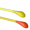 Wellfine Paille en silicone souple et pliable, respectueuse de l'environnement, sans BPA, avec cuill&egrave;re, accessoire r&eacute;utilisable pour boissons, cadeau certifi&eacute; CE/UE, usage domestique