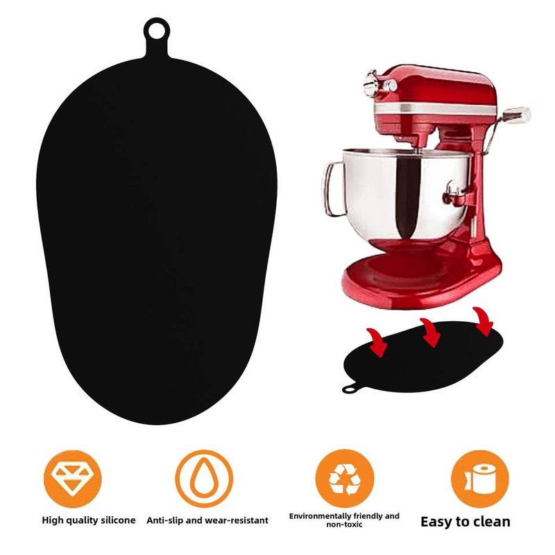 Alfombrilla de silicona de goma para batidora Kitchenaid, alfombrilla para mover batidora de pie Kitchenaid