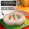 Tapis &agrave; l&eacute;cher pour chien de compagnie de No&euml;l, bol &agrave; alimentation lente, pr&ecirc;t &agrave; exp&eacute;dier, tapis &agrave; l&eacute;cher en Silicone pour ingestion lente
