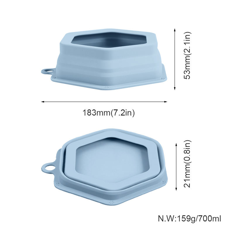 2025 새로운 도착 Bpa 무료 실리콘 애완 동물 그릇 느린 음식 먹이 OEM 도매 휴대용 피더 개 그릇