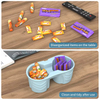 Porte-crayon en Silicone personnalis&eacute;, organisateur de collations de bureau, porte-stylo multifonction pour enfants, support &agrave; stylos pour le bureau