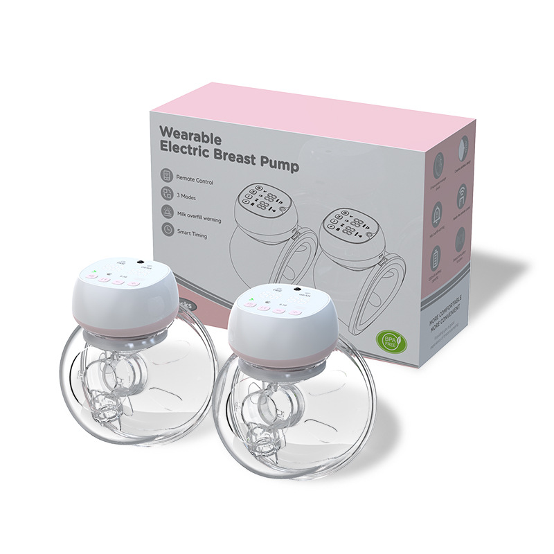 Wellfine 新着インテリジェントミルク抽出器低ノイズポータブル電気自動インテリジェント搾乳器