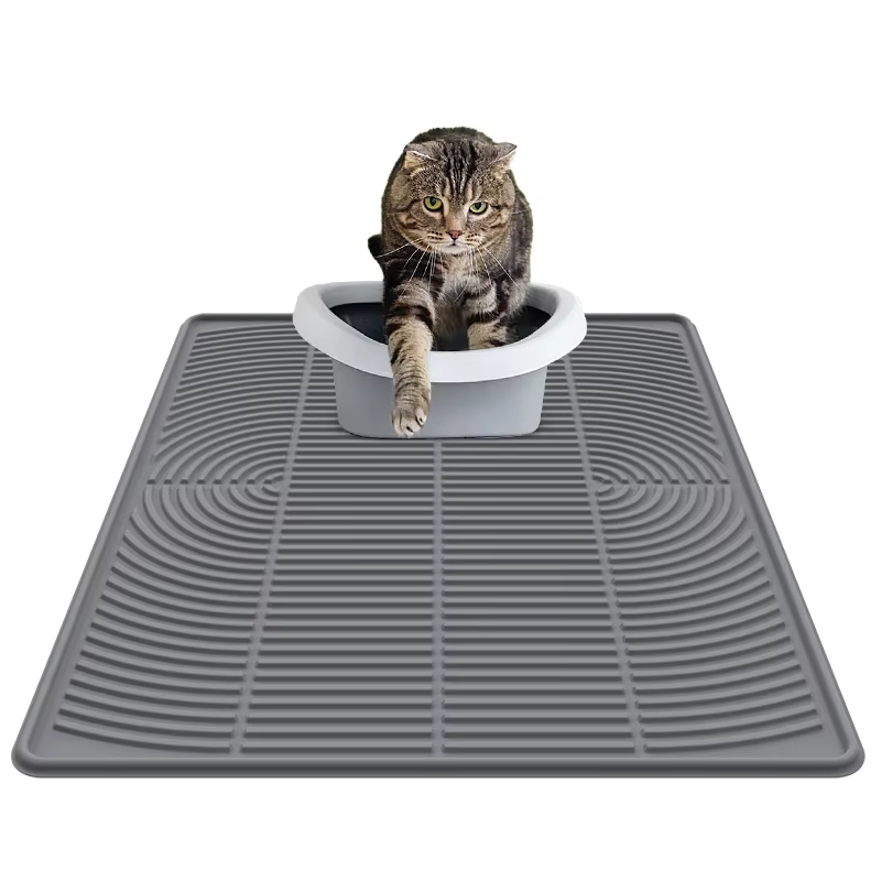 Tapis de nourriture pour chien et chat, imperm&eacute;able, antid&eacute;rapant, imperm&eacute;able, &agrave; Absorption d'eau rapide, pour chien
