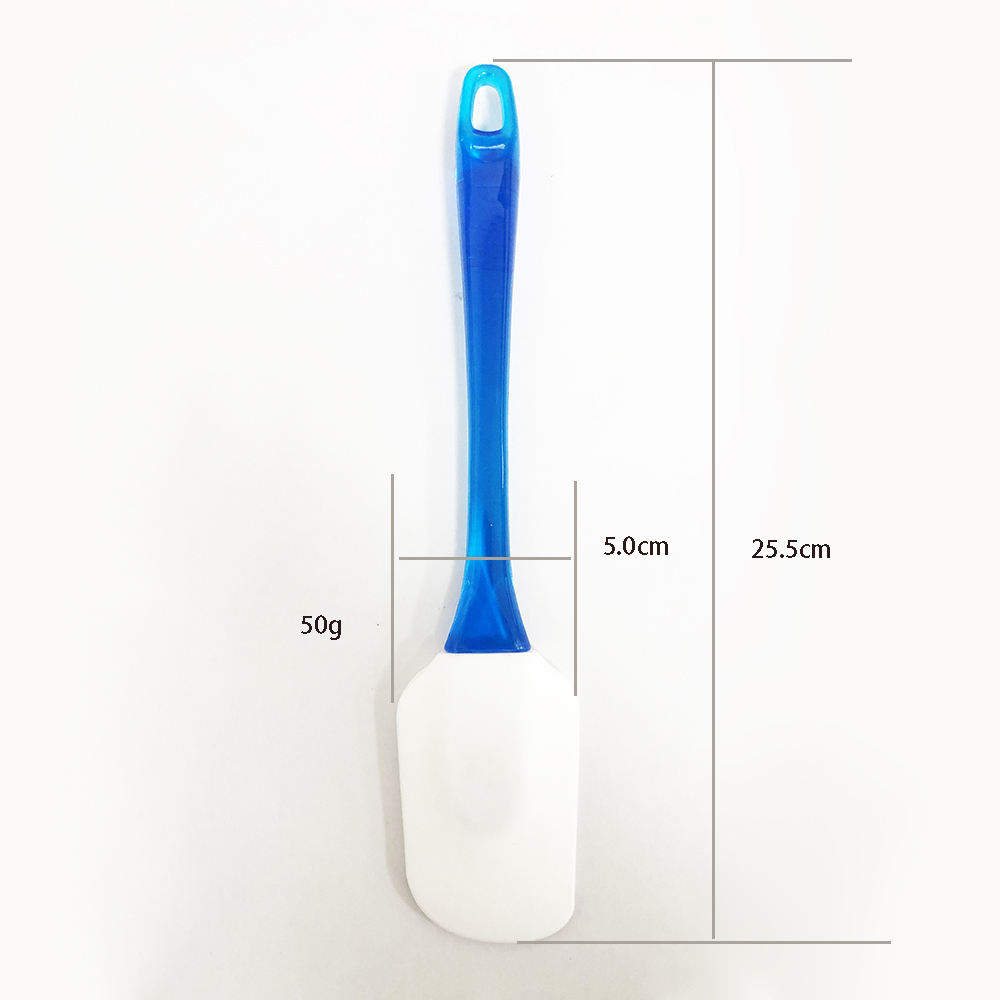 Spatule en silicone personnalis&eacute;e avec poign&eacute;e PS pour outils de p&acirc;tisserie et de p&acirc;tisserie