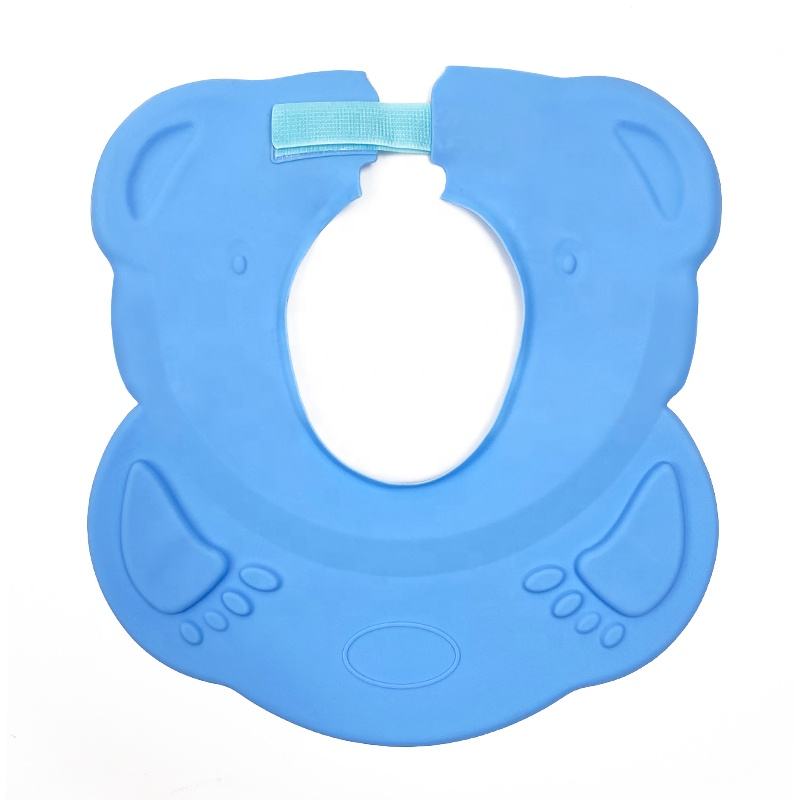 Gorro de ducha de silicona para protecci&oacute;n de ducha, champ&uacute; para ba&ntilde;o de beb&eacute; de silicona con junta de aire